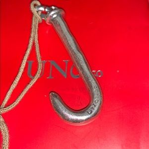 Uno de 50 Unisex initial J pendant silver plated